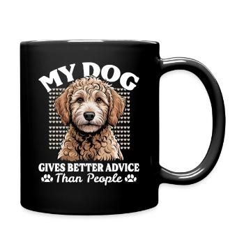 Goldendoodle Dog Breed - Full Colour Mug - black - Right