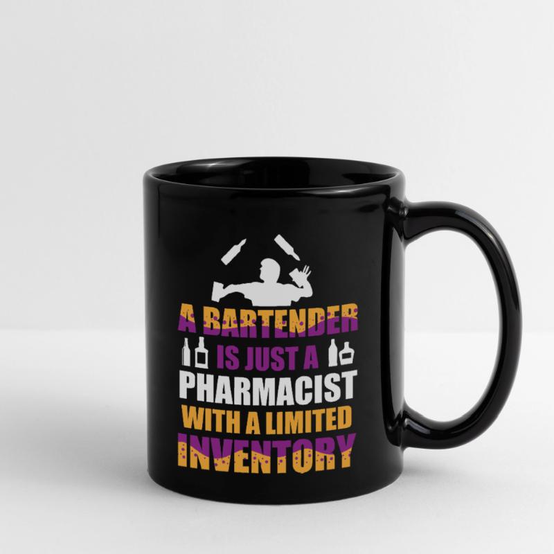 bartender waiter bartender bartender Full Colour Mug