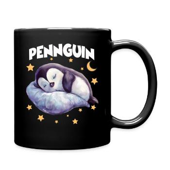 PennguinPenguin Pajamas Pennguin Late Riser - Full Colour Mug - black - Right