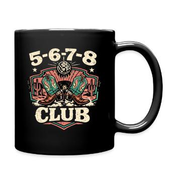 5-6-7-8 Club - Tasse einfarbig - Schwarz - Rechts