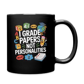 ESL Teacher I Grade Papers Teaching Career - Tasse einfarbig - Schwarz - Rechts