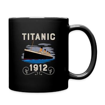 Titanic Vintage Design Titanic Experte Titanic Boys - Tasse einfarbig - Schwarz - Rechts