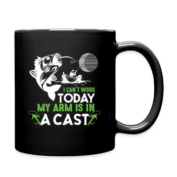 Cast Arm Shark Graphic Tee - Tasse einfarbig - Schwarz - Rechts