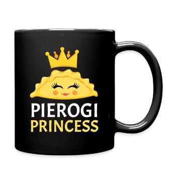 Pierogi Princess Crown Tee - Full Colour Mug - black - Right