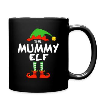 Elfe momie - Mug uni - noir - Droite