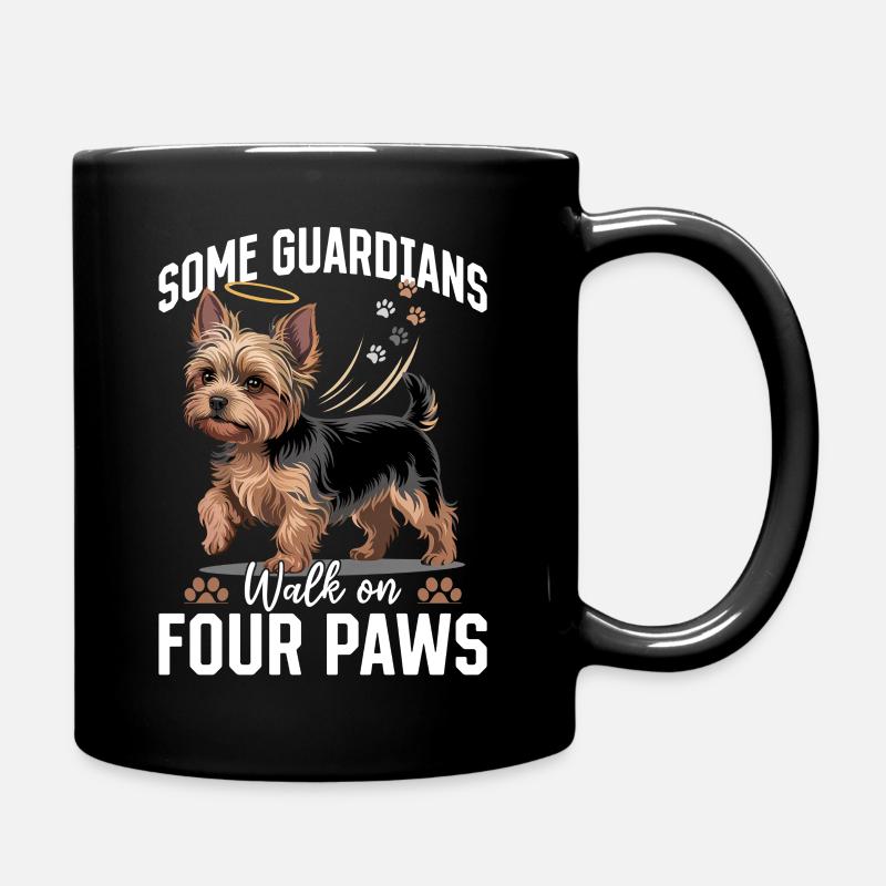 Yorkshire Terrier Yorkie Dog Breed - Tasse einfarbig - Schwarz