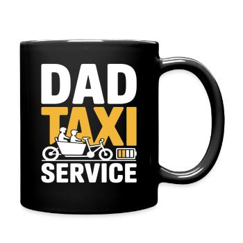 Dad Taxi Service Cargo Bike Dad - Full Colour Mug - black - Right