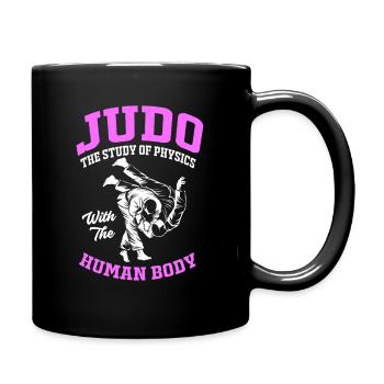 Judo - Tasse einfarbig - Schwarz - Rechts