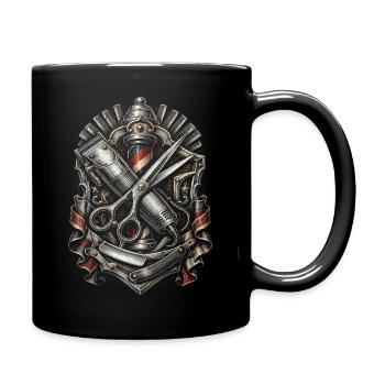 Barber Barbier - Tasse einfarbig - Schwarz - Rechts