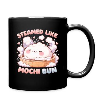 Sources chaudes d’Onsen Bad Stream comme un petit pain Mochi - Mug uni - noir - Droite