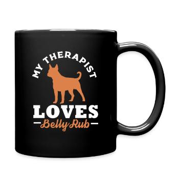 Frengle Dog - Mug uni - noir - Droite