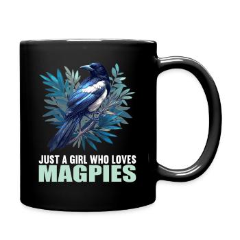 Magpies Magpie - Full Colour Mug - black - Right