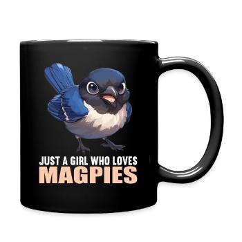 Magpies Magpie - Full Colour Mug - black - Right