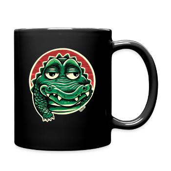 Chill Croc Groover - Full Colour Mug - black - Right