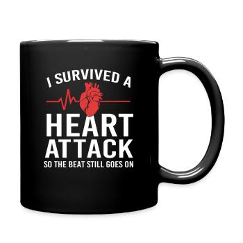 Crise cardiaque - Mug uni - noir - Droite