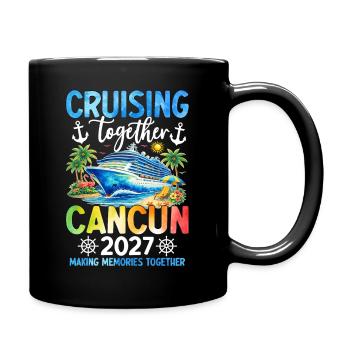 Croisière ensemble Cancún 2027 - Mug uni - noir - Droite