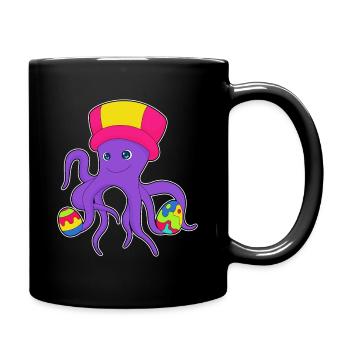 Œufs de Pâques de Poulpe - Mug uni - noir - Droite