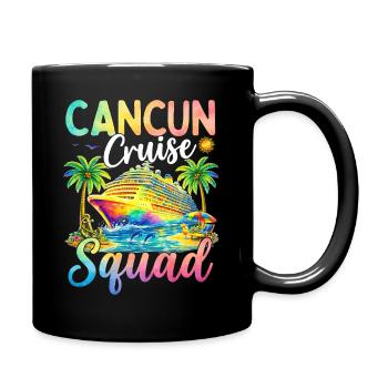 Équipe de croisière de Cancún - Mug uni - noir - Droite