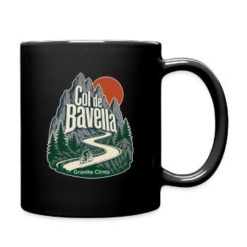 Col de Bavella Granite Climb Corsica Road Cycling - Tasse einfarbig - Schwarz - Rechts
