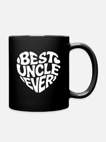 best uncle ever - Tasse einfarbig - Schwarz