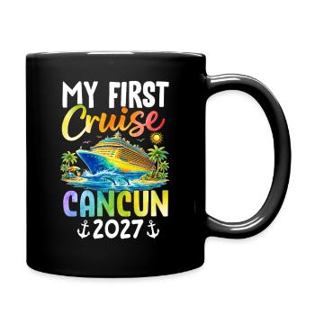 Ma première croisière Cancún 2027 - Mug uni - noir - Droite