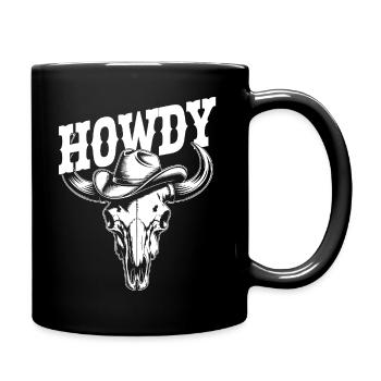 Howdy Western - Full Colour Mug - black - Right