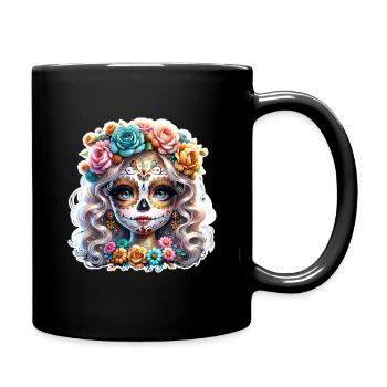 La Catrina - Tasse einfarbig - Schwarz - Rechts