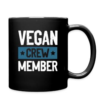 Vegan Crew - Full Colour Mug - black - Right