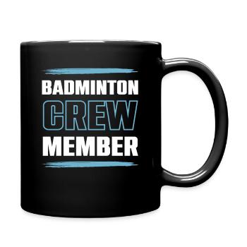Équipe de badminton - Mug uni - noir - Droite