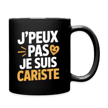 T-Shirt Humour Cariste Chariot Élévateur Gerbeur - Mug uni - noir - Droite