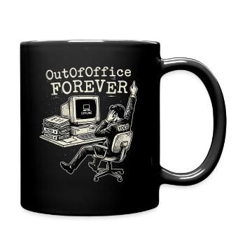 Out Of Office Freedom - Full Colour Mug - black - Right