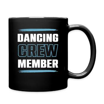 Dancing Crew - Tasse einfarbig - Schwarz - Rechts