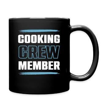 Cooking Crew - Tasse einfarbig - Schwarz - Rechts