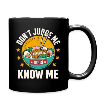 Udon ne me connaît pas – Noodle qui dit - Mug uni - noir - Droite