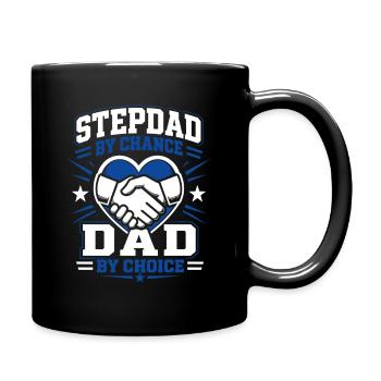 Bonus Dad Father Gift For Family Stepdad - Full Colour Mug - black - Right