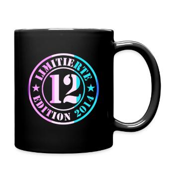 12th Birthday Boy - Full Colour Mug - black - Right