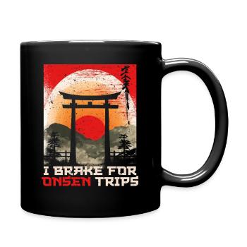 Bains thermaux Onsen I Brake pour les sorties Onsen - Mug uni - noir - Droite