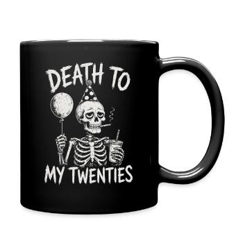 30. Geburtstag 30er 30ter Ich bin jetzt 30 Jahre - Tasse einfarbig - Schwarz - Rechts