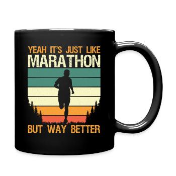 Funny XC Running Runner Gifts Édition Unique - Mug uni - noir - Droite