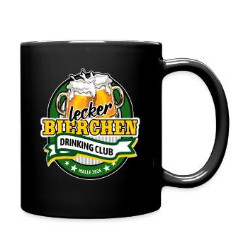 Malle 2026 - Lecker Bierchen Drinking Club - Tasse einfarbig - Schwarz - Rechts