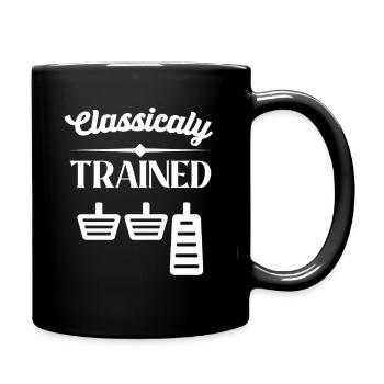 Classically trained Car lover car guy mechanic - Tasse einfarbig - Schwarz - Rechts
