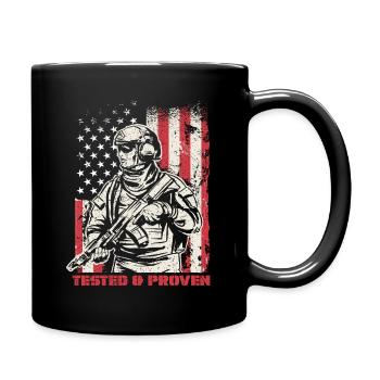 Veterans Day Für Republikaner - Tasse einfarbig - Schwarz - Rechts