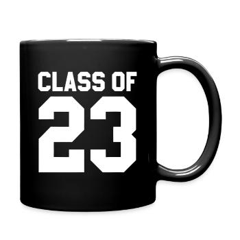 Abschlussjahrgang der Klasse von 23 Bold - Tasse einfarbig - Schwarz - Rechts