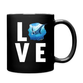 Rays Manta Rays - Full Colour Mug - black - Right
