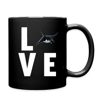 Rays Manta Rays - Full Colour Mug - black - Right