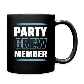 Party Crew - Full Colour Mug - black - Right