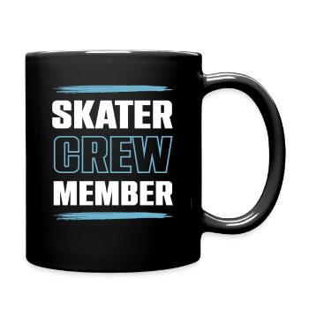 Équipe de patineurs - Mug uni - noir - Droite