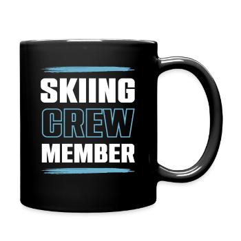 Équipe de ski - Mug uni - noir - Droite