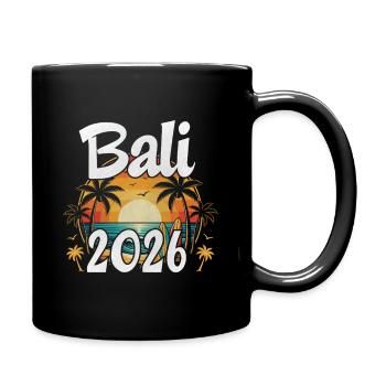Bali 2026 - Tasse einfarbig - Schwarz - Rechts