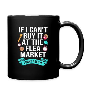 Flea market flea market - Full Colour Mug - black - Right